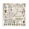 SBBL102 - Bloc 10 coli scrapbooking cu 2 fete, 30.5x30.5cm, 190gr. Romantic Garden Hause - Stamperia