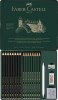 FC115224 Set 20 buc creioane GRAFIT MAT + Castell 9000 - Faber-Castell