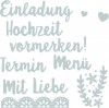 LICHIDARE STOC - K - 662619 Set 11 cuttere Thinlits TAIE SI EMBOSEAZA - Hochzeit - Sizzix
