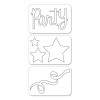 LICHIDARE STOC - 19 - 658034 - Set 3 cuttere medii - Party - Sizzix