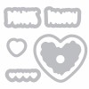 LICHIDARE STOC - 8 - 662680 Set 6 cuttere Framelits + 5 stampile - Donuts for You - Sizzix