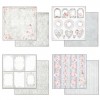 SBBL18 - Bloc 10 coli scrapbooking cu 2 fete, 30.5x30.5cm, 170gr. Wedding - Stamperia