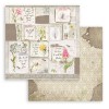 SBBL102 - Bloc 10 coli scrapbooking cu 2 fete, 30.5x30.5cm, 190gr. Romantic Garden Hause - Stamperia