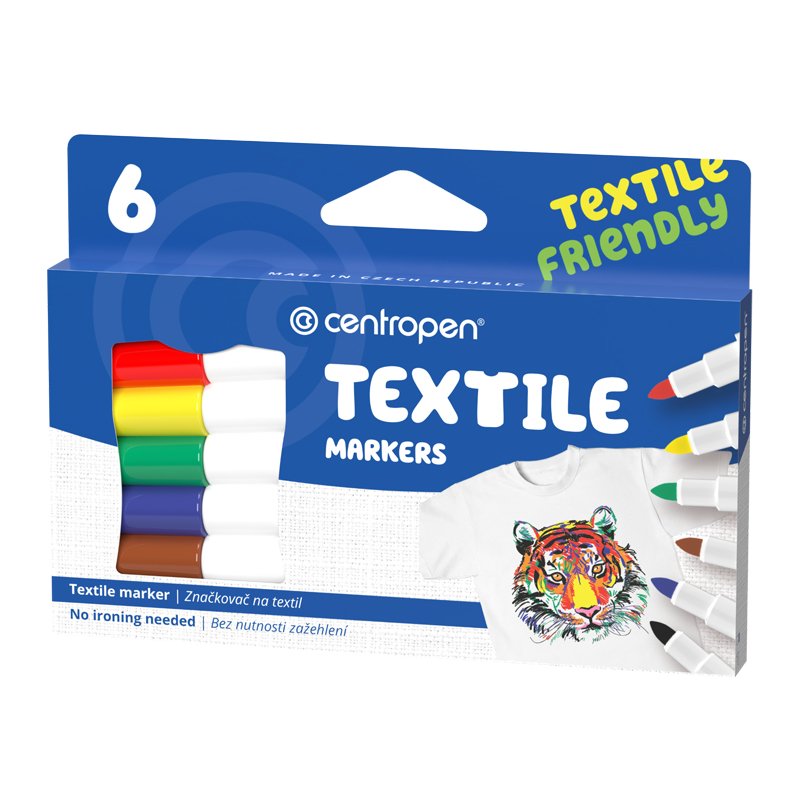 CE273906 Set 6 marker pentru textile 2739 - Centropen