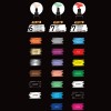 C4306 Set 20 Marker UNI Posca POP Colours, cutie metalica 6x PC-1M, 7x PC-3M, 7x PC-5M - LEG