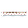 LICHIDARE STOC - 25 - 658760 Cutter banda decorativa Sizzlits - Holly, Beaded & Snowflake Garland - Sizzix