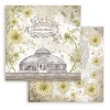 SBBL102 - Bloc 10 coli scrapbooking cu 2 fete, 30.5x30.5cm, 190gr. Romantic Garden Hause - Stamperia