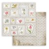 SBBL102 - Bloc 10 coli scrapbooking cu 2 fete, 30.5x30.5cm, 190gr. Romantic Garden Hause - Stamperia