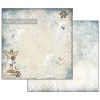 SBBL35 - Bloc 10 coli scrapbooking cu 2 fete, 30.5x30.5cm, 170gr. - Blue Stars - Stamperia