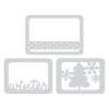LICHIDARE STOC - 17 - 659757 Set 3 cuttere Thinlits - Winter by Rachael Bright - Sizzix