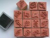 20-4888486 Set 15 stampile + 1 tus Heyda - Pirates & Space