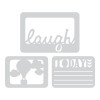LICHIDARE STOC - 17 - 659751 Set 3 cuttere Thinlits - Laugh Today - Sizzix