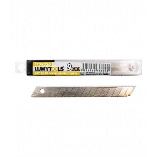 LT76229 Set 10 rezerve pentru cutter 9mm - Lumytools