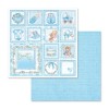 SBBL40 - Bloc 10 coli scrapbooking cu 2 fete, 30.5x30.5cm, 170gr. - Baby Boy - Stamperia