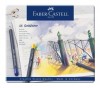 Creioane colorate acuarela Goldfaber in cutie metalica - Faber-Castell
