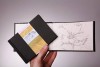 Bloc pentru schite 140 gr/mp, 160 coli / Sketch Book D&S black - Hahnemuhle