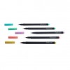 151602 Set 5 buc liner 0.4mm diferite culori - Pastel - Faber Castell