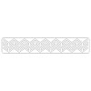 LICHIDARE STOC - 26 - 658786 Cutter Sizzlits banda - Chevron Border by Karen Burniston - Sizzix