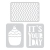 LICHIDARE STOC - 17 - 659748 Set 3 cuttere Thinlits - Birthday 2 - Sizzix