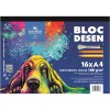 K99200A4001 Bloc desen A4 ANIMALE 180gr/mp, 16 coli - Koh-I-Noor