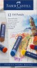 FC127012 Creioane ulei pastel 12 culori Faber-Castell