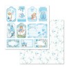 SBBL40 - Bloc 10 coli scrapbooking cu 2 fete, 30.5x30.5cm, 170gr. - Baby Boy - Stamperia