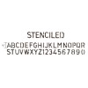 LICHIDARE STOC - 26 - 657828 - Cutter banda decorativa - Stenciled Alphabet - Sizzix