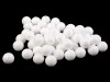 780097 - Set aprox 50 bile polistiren cu sclipici , 2 cm - STKL