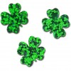 208-16 - Paiete - confetti decorativ, trifoi - plastic metalizat verde - 20gr - Meyco
