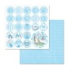 SBBL40 - Bloc 10 coli scrapbooking cu 2 fete, 30.5x30.5cm, 170gr. - Baby Boy - Stamperia