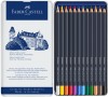 Creioane colorate Goldfaber in cutie metalica - Faber-Castell