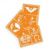 Set 6 sabloane pentru pictura pe fata Halloween - Snazaroo - 1198013