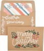 LICHIDARE STOC - 1 - Set 7 cuttere + 6 stampile - Envelope Liners Mini Christmas - Sizzix - 663151