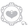 LICHIDARE STOC - 9 - 658913 Set 3 cuttere Thinlits TAIE SI EMBOSEAZA - Frame, Ornamental Love - Sizzix