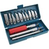 65080 - Set 3 cuttere + 13 lame precizie - Meyco