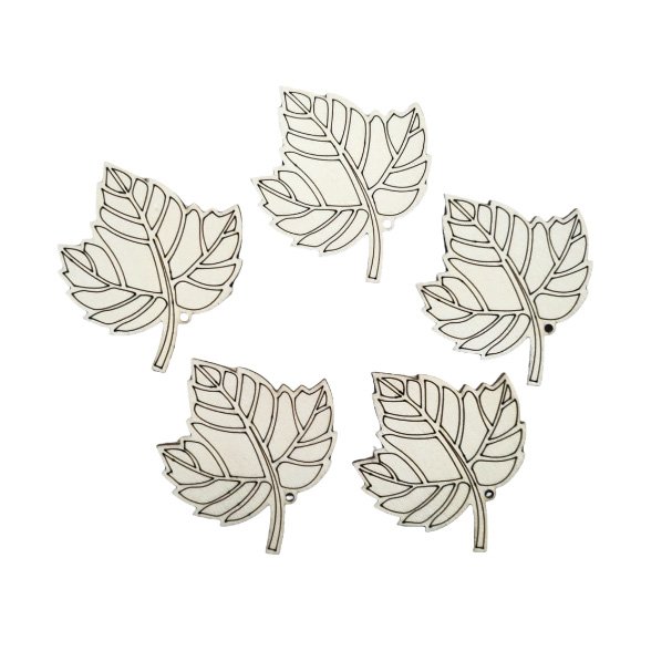 Set 5 figurine - Frunza - 10 x 9 cm - C-ART