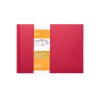 Caiet de schite 140 gr/mp, 80 coli / Sketch Book D&S Red - Hahnemuhle