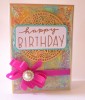 ULT158096 - Placa pentru embosare si folie la cald - Happy Birthday - Couture Creations
